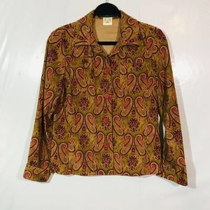 VT Harve Benard Blazer 70s Retro Blazer Button Up
